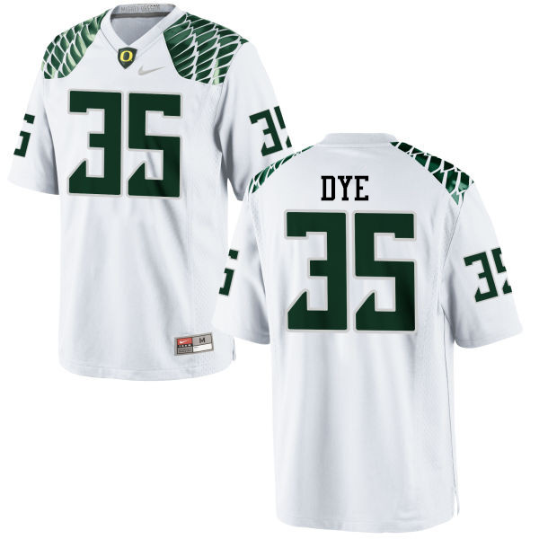 Men #35 Troy Dye Oregon Ducks College Football Jerseys-White